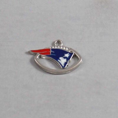 New England Patriots Wedding Garter / NFL / Football - Charm-132 / Wedding Garters / Bridal Garter / Prom Garter / Linda Joyce Couture