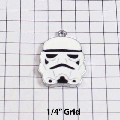 Star Wars Wedding Garter / Space Wars / Stormtrooper / Sci Fi / Storm Tropper - Charm-144 / Wedding Garters / Bridal Garter / Prom Garter / Linda Joyce Couture