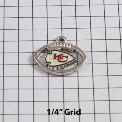 Kansas City Chiefs Wedding Garter / NFL / Football - Charm-147 / Wedding Garters / Bridal Garter / Prom Garter / Linda Joyce Couture