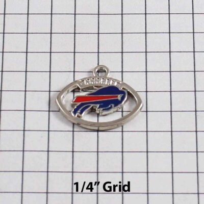 Buffalo Bills Wedding Garter / NFL / Football - Charm-152 / Wedding Garters / Bridal Garter / Prom Garter / Linda Joyce Couture