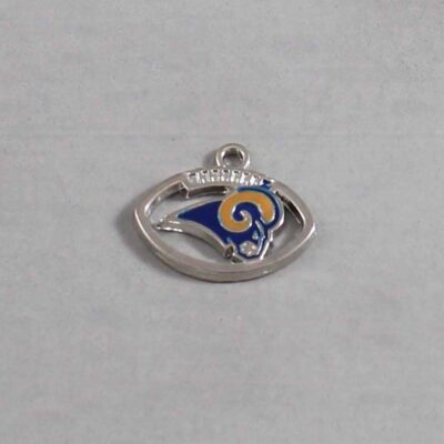 Los Angeles Rams Wedding Garter / NFL / Football - Charm-169 / Wedding Garters / Bridal Garter / Prom Garter / Linda Joyce Couture