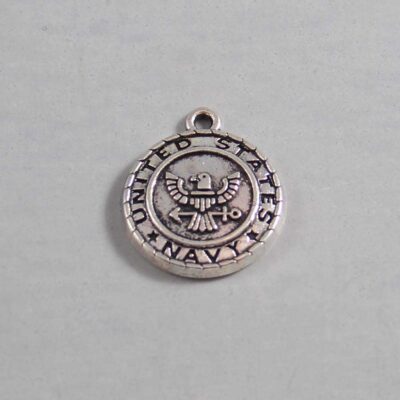 US Navy Wedding Garter / Military - Charm-172 / Wedding Garters / Bridal Garter / Prom Garter / Linda Joyce Couture