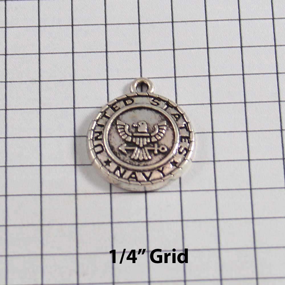 US Navy Wedding Garter / Military - Charm-172 / Wedding Garters / Bridal Garter / Prom Garter / Linda Joyce Couture