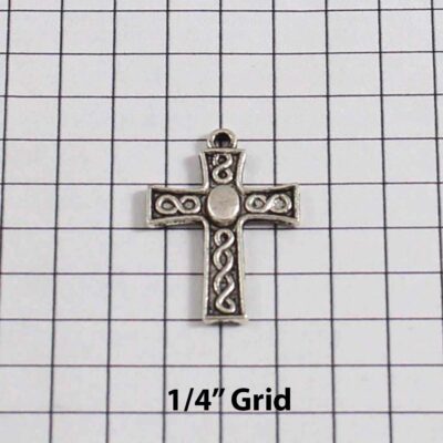 Spiritual and Religious Wedding Garter / Christian / Crucifix / Christianity / Cross / Jesus - Charm-178 / Wedding Garters / Bridal Garter / Prom Garter / Linda Joyce Couture