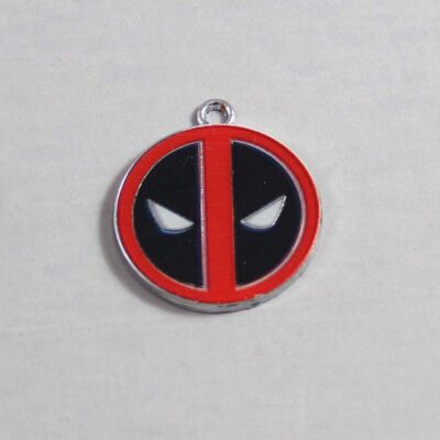 Deadpool Wedding Garter / Marvel Comics / Superhero - Charm-196 / Wedding Garters / Bridal Garter / Prom Garter / Linda Joyce Couture