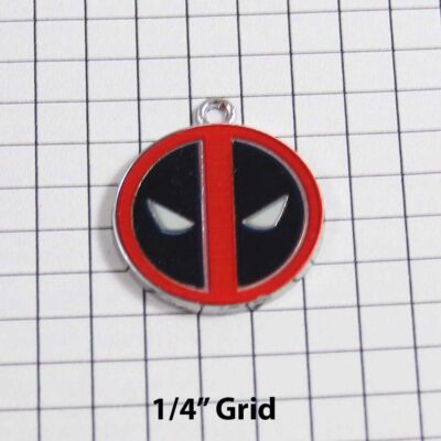 Deadpool Wedding Garter / Marvel Comics / Superhero - Charm-196 / Wedding Garters / Bridal Garter / Prom Garter / Linda Joyce Couture