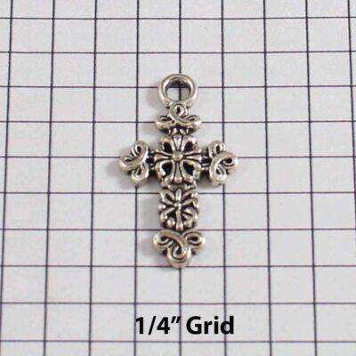 Spiritual and Religious Wedding Garter / Christian / Crucifix / Christianity / Cross / Jesus - Charm-198 / Wedding Garters / Bridal Garter / Prom Garter / Linda Joyce Couture