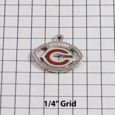 Chicago Bears Wedding Garter / NFL / Football - Charm-206 / Wedding Garters / Bridal Garter / Prom Garter / Linda Joyce Couture