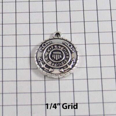 US Coast Guard Wedding Garter / Military - Charm-210 / Wedding Garters / Bridal Garter / Prom Garter / Linda Joyce Couture