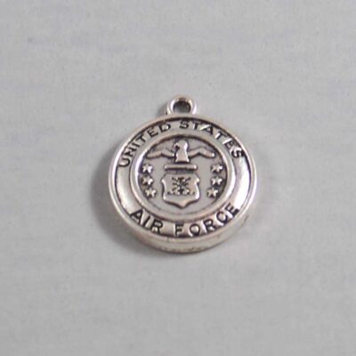 US Air Force Wedding Garter / Military - Charm-214 / Wedding Garters / Bridal Garter / Prom Garter / Linda Joyce Couture