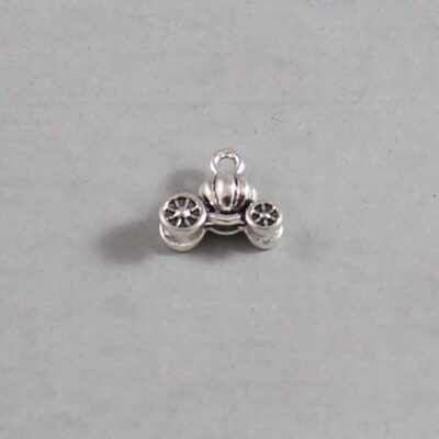 Cinderella Wedding Garter / Tiny / Pumpkin Coach / Carriage / - Charm-215 / Wedding Garters / Bridal Garter / Prom Garter / Linda Joyce Couture