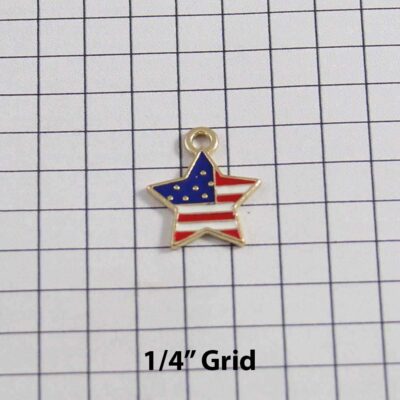 US Flag / Star / 4th of July Wedding Garter / Independence Day / United States - Charm-219 / Wedding Garters / Bridal Garter / Prom Garter / Linda Joyce Couture / Wedding Garters / Bridal Garter / Prom Garter / Linda Joyce Couture