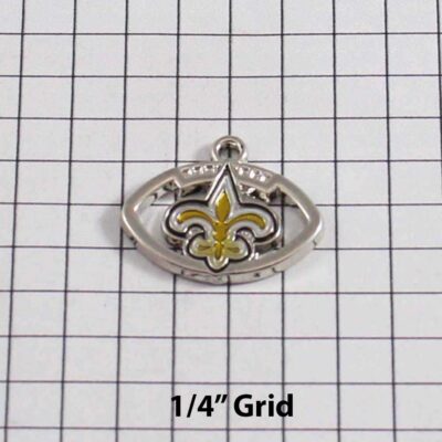 New Orleans Saints Wedding Garter / NFL / Football - Charm-221 / Wedding Garters / Bridal Garter / Prom Garter / Linda Joyce Couture