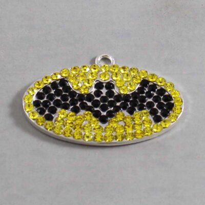 Batman Wedding Garter / DC Comics / Superhero - Charm-232 / Wedding Garters / Bridal Garter / Prom Garter / Linda Joyce Couture