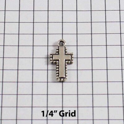 Spiritual and Religious Wedding Garter / Christian / Crucifix / Christianity / Cross / Jesus - Charm-237 / Wedding Garters / Bridal Garter / Prom Garter / Linda Joyce Couture