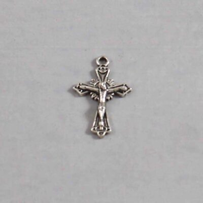 Spiritual and Religious Wedding Garter / Christian / Crucifix / Christianity / Cross / Jesus - Charm-238 / Wedding Garters / Bridal Garter / Prom Garter / Linda Joyce Couture