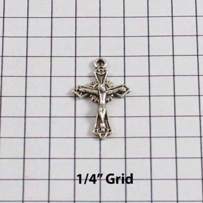 Spiritual and Religious Wedding Garter / Christian / Crucifix / Christianity / Cross / Jesus - Charm-238 / Wedding Garters / Bridal Garter / Prom Garter / Linda Joyce Couture