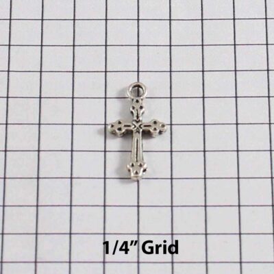 Spiritual and Religious Wedding Garter / Christian / Crucifix / Christianity / Cross / Jesus - Charm-240 / Wedding Garters / Bridal Garter / Prom Garter / Linda Joyce Couture