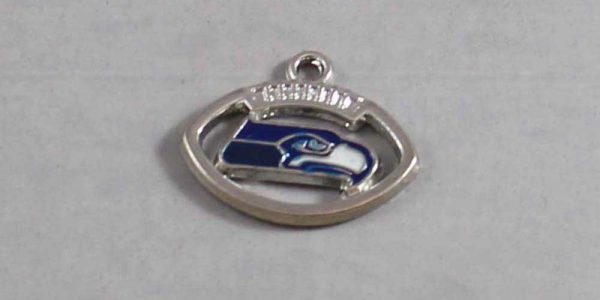 Seattle Seahawks Wedding Garter NFL - Charm-249 / Wedding Garters / Bridal Garter / Prom Garter / Linda Joyce Couture
