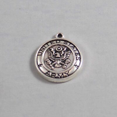 US Army Wedding Garter / Military - Charm-251 / Wedding Garters / Bridal Garter / Prom Garter / Linda Joyce Couture