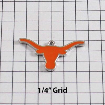 Texas Longhorns  Wedding Garter / University / Team / Collegiate / College / NCAA - Charm-255 / Wedding Garters / Bridal Garter / Prom Garter / Linda Joyce Couture