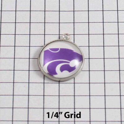 Kansas State Wildcats Wedding Garter / NCAA - Charm-256 / Wedding Garters / Bridal Garter / Prom Garter / Linda Joyce Couture