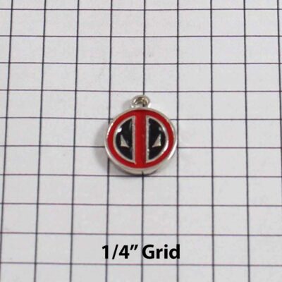 Deadpool Wedding Garter / Marvel Comics / Superhero - Charm-260 / Wedding Garters / Bridal Garter / Prom Garter / Linda Joyce Couture