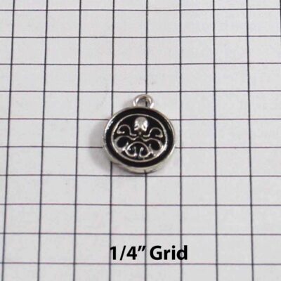 Hydra Wedding Garter / Marvel Comics / Superhero - Charm-266 / Wedding Garters / Bridal Garter / Prom Garter / Linda Joyce Couture