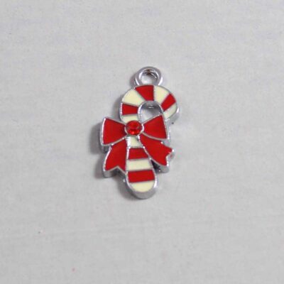 Christmas Wedding Garter / Candy Cane / Christmas Candy / Holiday - Charm-270 / Wedding Garters / Bridal Garter / Prom Garter / Linda Joyce Couture