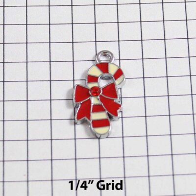 Christmas Wedding Garter / Candy Cane / Christmas Candy / Holiday - Charm-270 / Wedding Garters / Bridal Garter / Prom Garter / Linda Joyce Couture