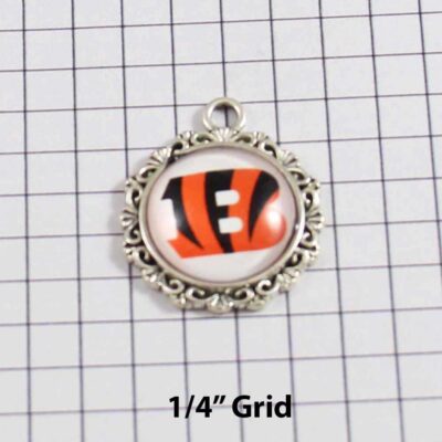 Cincinnati Bengals Wedding Garter / NFL / Football - Charm-271 / Wedding Garters / Bridal Garter / Prom Garter / Linda Joyce Couture