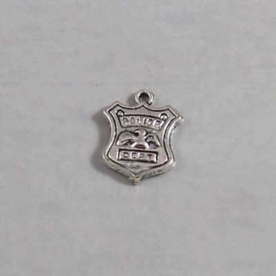 Police Wedding Garter / Police Officer / Cop / Detective / Badge / Shield / Constable / Deputy / Detective/ Flatfoot / Marshal / Patrolman / Peace Officer / Trooper / Policeman / Policewoman / Law Enforement - Charm-272 / Wedding Garters / Bridal Garter / Prom Garter / Linda Joyce Couture