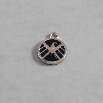 Agents of Shield Wedding Garter / Marvel Comics / Superhero - Charm-276 / Wedding Garters / Bridal Garter / Prom Garter / Linda Joyce Couture