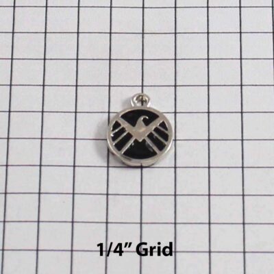 Agents of Shield Wedding Garter / Marvel​ Comics / Superhero - Charm-276 / Wedding Garters / Bridal Garter / Prom Garter / Linda Joyce Couture