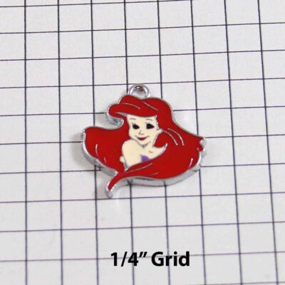 The Little Mermaid Wedding Garter / Princess Ariel / Disney / Fairy Tale - Charm-279 / Wedding Garters / Bridal Garter / Prom Garter / Linda Joyce Couture