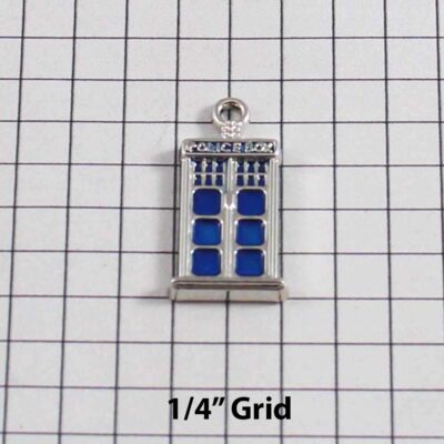 Dr Who Wedding Garter / British Science Fiction / Superhero - Charm-281 / Wedding Garters / Bridal Garter / Prom Garter / Linda Joyce Couture