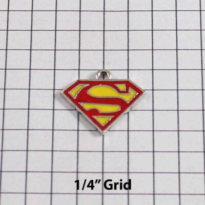 Superman Wedding Garter / DC Comics / Superhero - Charm-282 / Wedding Garters / Bridal Garter / Prom Garter / Linda Joyce Couture