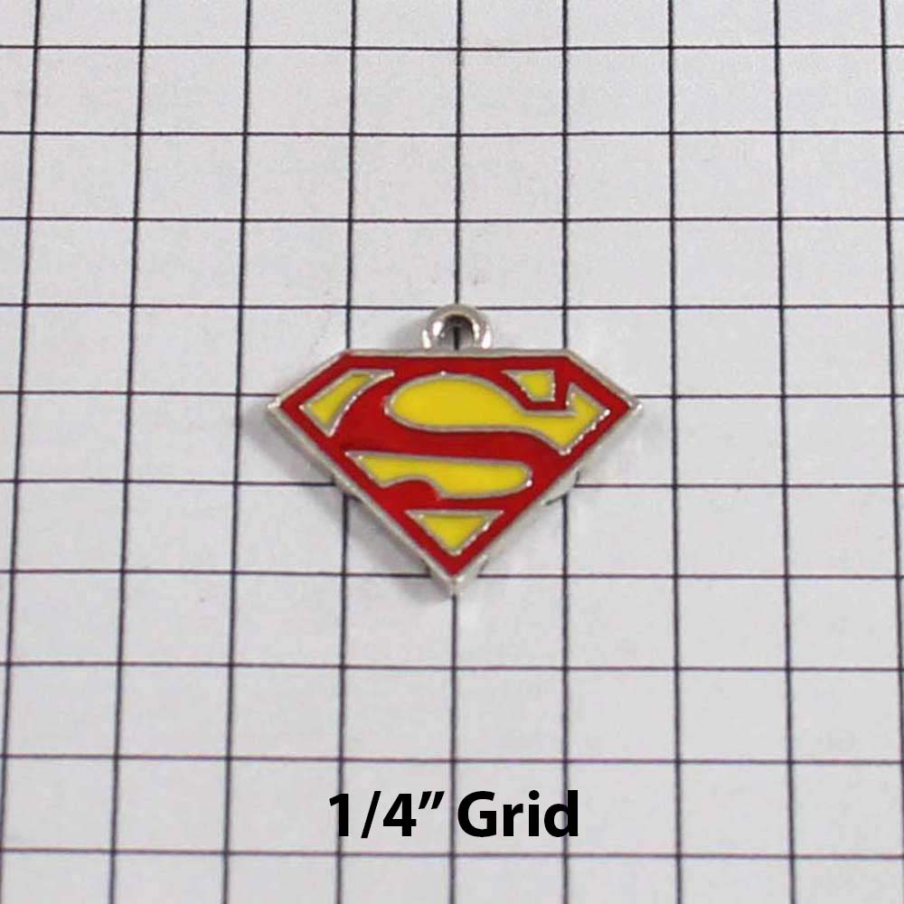 Superman Wedding Garter / DC Comics / Superhero - Charm-282 / Wedding Garters / Bridal Garter / Prom Garter / Linda Joyce Couture