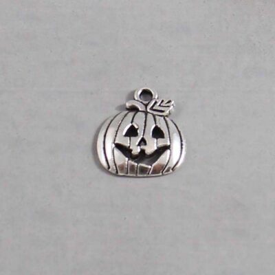 Halloween Wedding Garter / Jack-o-Lantern / Pumpkin - Charm-285 / Wedding Garters / Bridal Garter / Prom Garter / Linda Joyce Couture