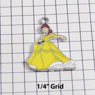 Beauty and the Beast Wedding Garter / Belle / Fairy Tale - Charm-289 / Wedding Garters / Bridal Garter / Prom Garter / Linda Joyce Couture