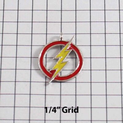 The Flash Wedding Garter / DC Comics / Superhero - Charm-291 / Wedding Garters / Bridal Garter / Prom Garter / Linda Joyce Couture