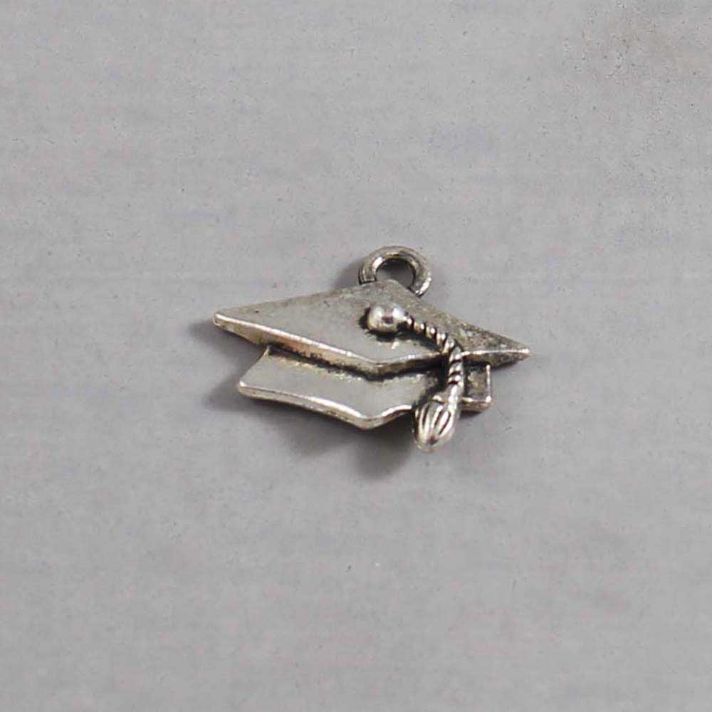 School Wedding Garter / Graduation Cap / Mortar Board - Charm-301 / Wedding Garters / Bridal Garter / Prom Garter / Linda Joyce Couture