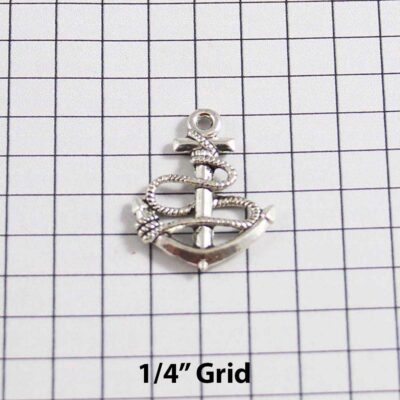 Nautical Wedding Garter / Ships Anchor / Beach Wedding Garter / Under the Sea Wedding / Marine Life / Ocean  / Sailor / Seaman - Charm-310 / Wedding Garters / Bridal Garter / Prom Garter / Linda Joyce Couture