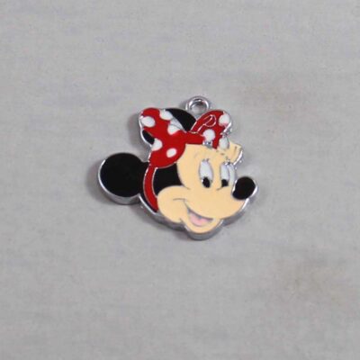 Minnie Mouse Wedding Garter / Disney / Cartoon - Charm-314 / Wedding Garters / Bridal Garter / Prom Garter / Linda Joyce Couture