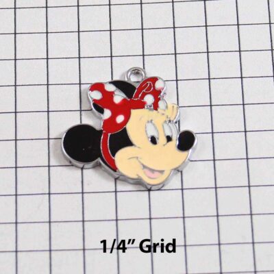 Minnie Mouse Wedding Garter / Disney / Cartoon - Charm-314 / Wedding Garters / Bridal Garter / Prom Garter / Linda Joyce Couture