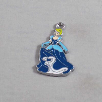 Cinderella Wedding Garter / Fairy Tale - Charm-315 / Wedding Garters / Bridal Garter / Prom Garter / Linda Joyce Couture