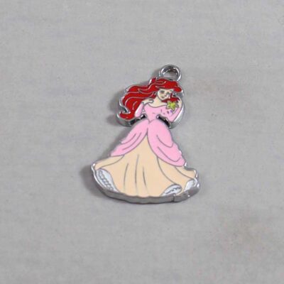 The Little Mermaid Wedding Garter / Princess Ariel / Disney / Fairy Tale - Charm-316 / Wedding Garters / Bridal Garter / Prom Garter / Linda Joyce Couture