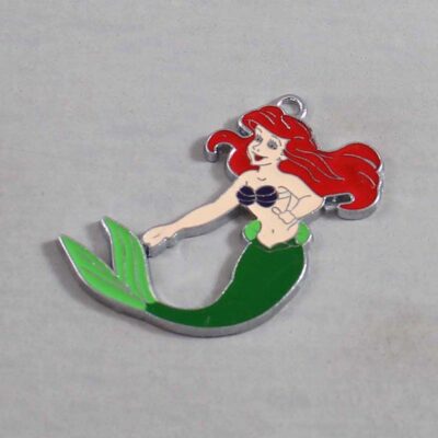 The Little Mermaid Wedding Garter / Princess Ariel / Disney / Fairy Tale - Charm-317 / Wedding Garters / Bridal Garter / Prom Garter / Linda Joyce Couture