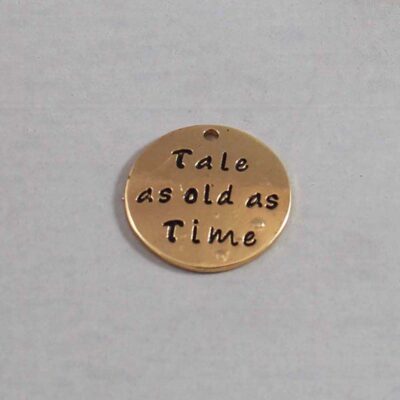 Beauty and the Beast Wedding Garter / Tale as old as Time / Fairy Tale - Charm-335 / Wedding Garters / Bridal Garter / Prom Garter / Linda Joyce Couture