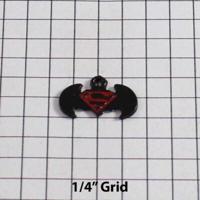 Batman vs Superman Wedding Garter / DC Comics / Superhero - Charm-343 / Wedding Garters / Bridal Garter / Prom Garter / Linda Joyce Couture